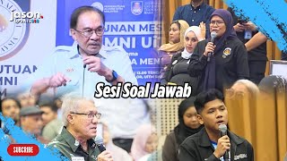 Sesi Soal Jawab PM Anwar Ibrahim di Himpunan Mesra Alumni UiTM Sempena Ulang Tahun Ke-70 UiTM 