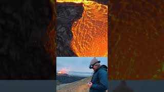 FPV drone vs Volcano #fpv #volcano #iceland