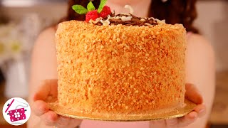 Better than NAPOLEON! 3 Ingredients! No Bake Cake in 15 Minutes! A quick cake recipe for the New ..