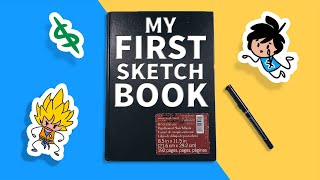 My first sketchbook - 16 year old college sketchbook tour