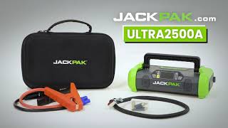 JackPak ULTRA2500A 4-IN-ONE Power Solution!