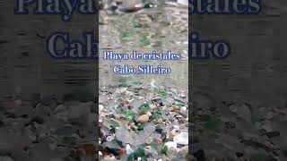 Playa de los cristales en Cabo Silleiro #galicia