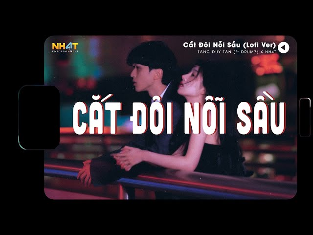 Cắt Đôi Nỗi Sầu (Lofi Ver) Tăng Duy Tân x NH4T | Audio Video Lyrics class=