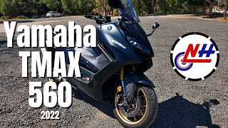 Yamaha TMAX 560 Tech MAX (2022) | Probefahrt, Walkaround, Soundcheck, 0 auf 100 km/h (DEUTSCH)