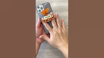 Inside out 2 anxiety iPhone 15 holder #diy #squishy #tutorial