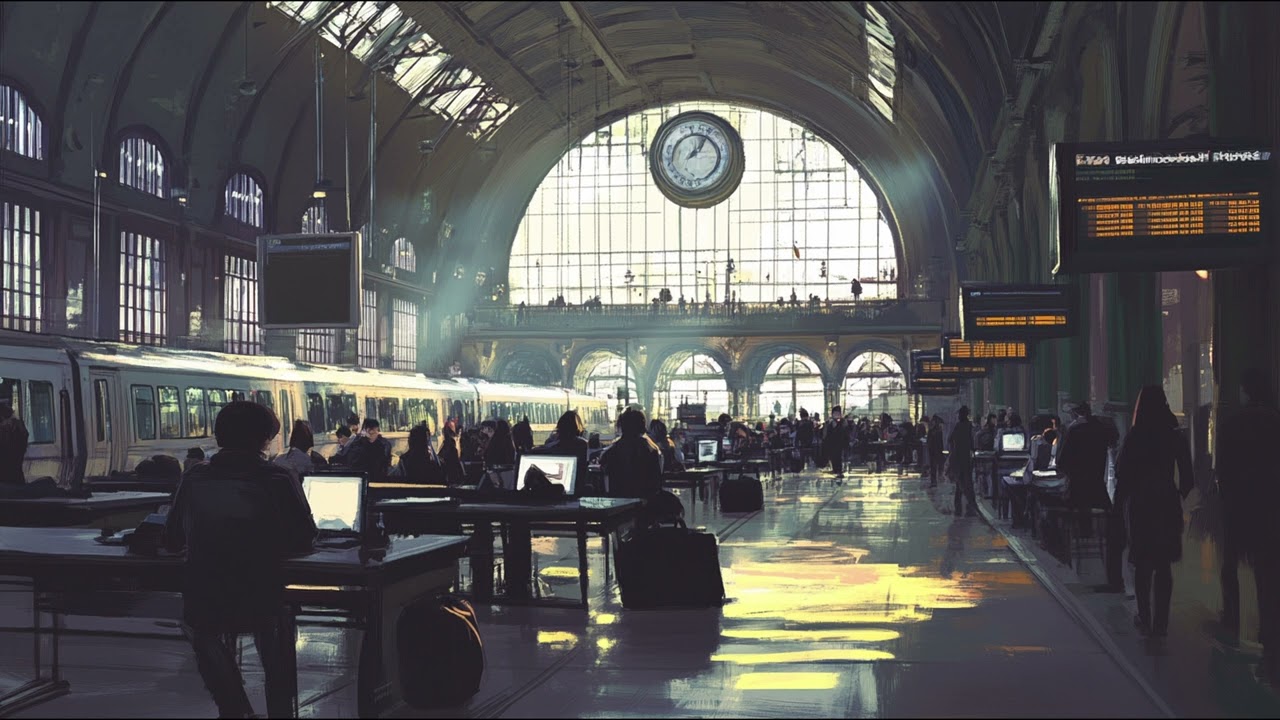 Study Music for Public Places: Focus in Busy Areas (Cafe, Library, etc.) | Ambient Music for Focus.