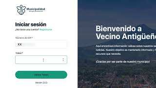 Tutorial 1 Crear nuevo perfil de Vecino Antigueno