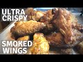 Baking powder chicken wings smoked on the [Yoder YS640]