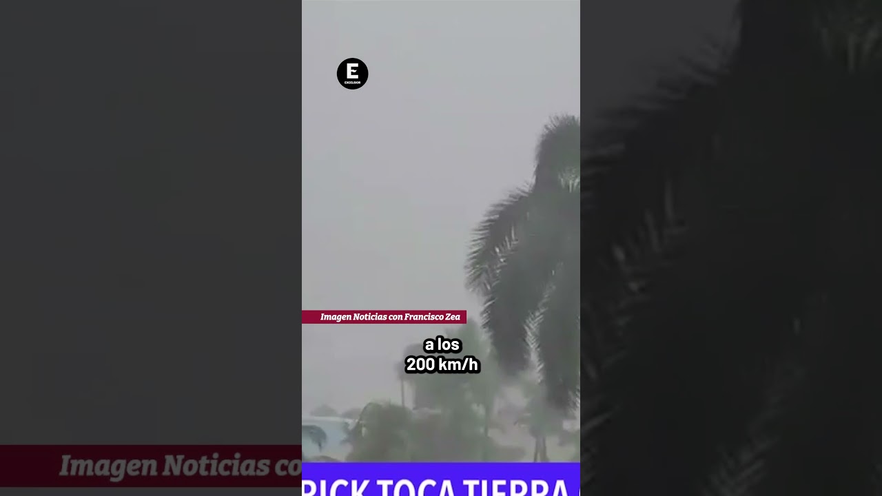 Huracán ‘Erick’ toca tierra como categoría 4