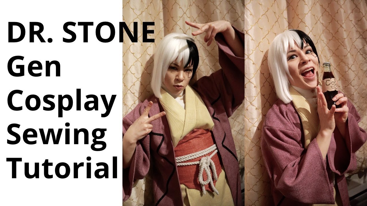 Dr. Stone Gen Cosplay Sewing Tutorial DIY YouTube