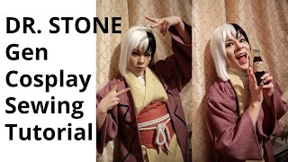 Dr. Stone Gen Cosplay Sewing Tutorial DIY
