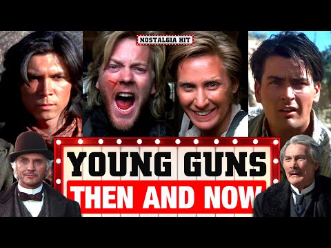 YOUNG GUNS (1988) Then And Now Movie Cast | Nostalgia Hit