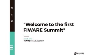 FIWARE SUMMIT'16 - Welcome speech