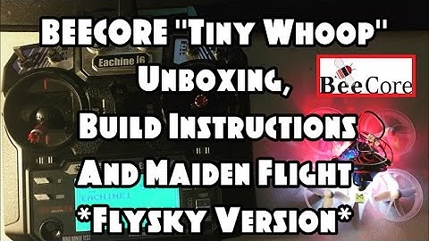 BEECORE EVO F3 FLYSKY - Unboxing with Tiny Whoop Build And Maiden Flight (BANGGOOD)