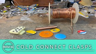 Found Object cold connect clasps