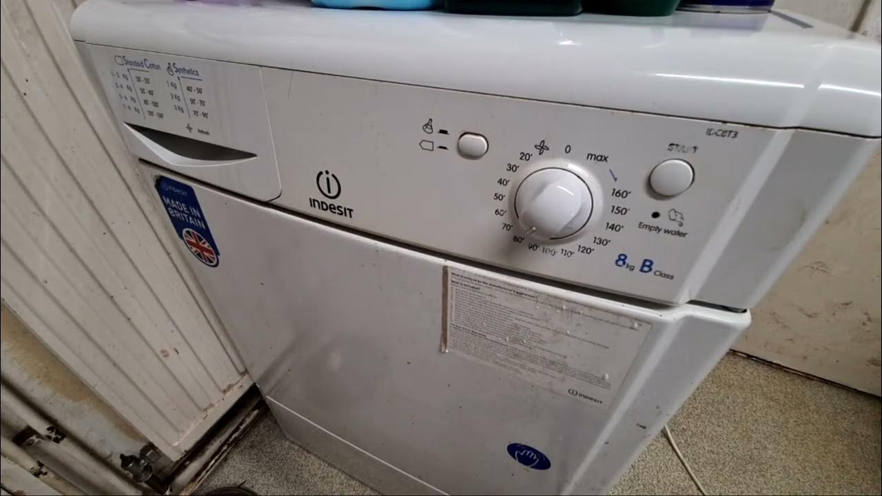Indesit IDC8T3 8KG Condenser Tumble Dryer Full Cycle Laundrette Full