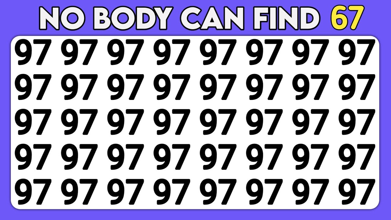 Задание «Найди лишнее» | Проверьте свою наблюдательность и точность | Упражнение на знание цифр и...