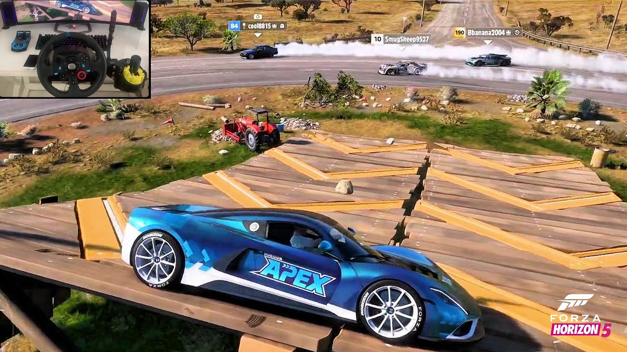 Hennessey Venom F5 1800HP Forza Horizon 5 Gameplay Steering Wheels