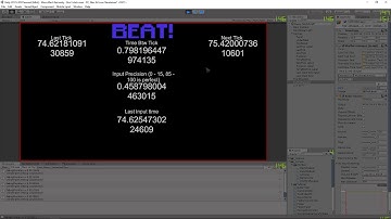 Rhythm game prototype - input precision test