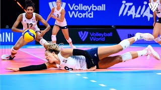 Legendary Saves of 2021! ⚡ Women's Volleyball Edition