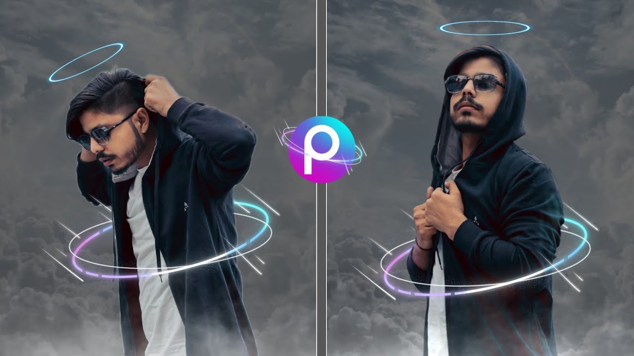circle photo editing picsart/ neon circle photo editing/appu ki editz