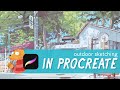 Outdoor painting in Procreate