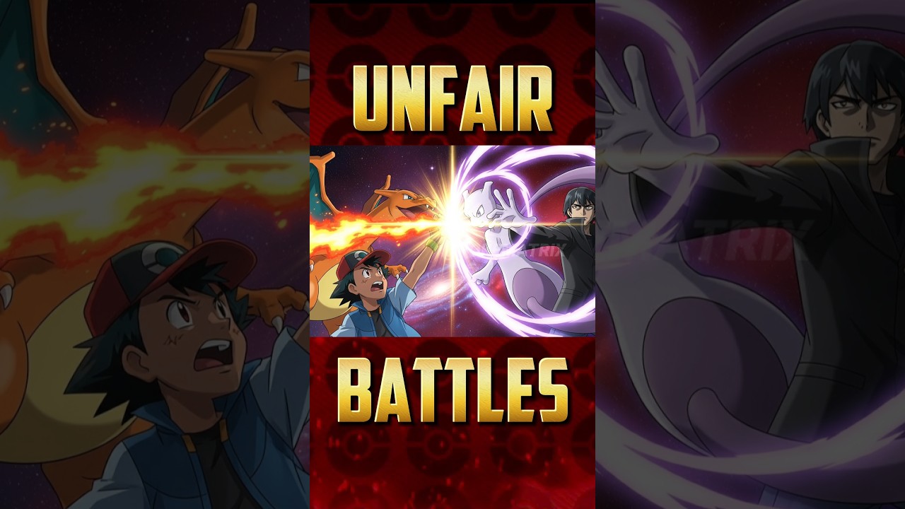 Top 3 MOST UNFAIR Battles of Ash Ketchum 