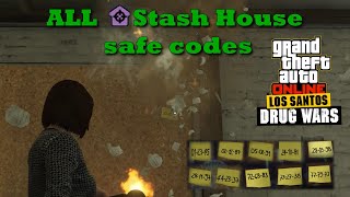 All possible Stash House SAFE CODES GTA 5 Online