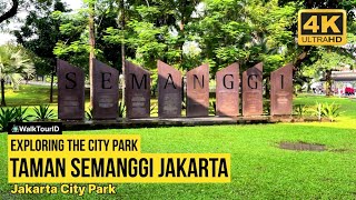4K/60FPS | Exploring The City Park | Taman Semanggi Jakarta | Jakarta City Park