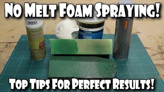 No Melt Foam Spray Paint & Primer Techniques! screenshot 4