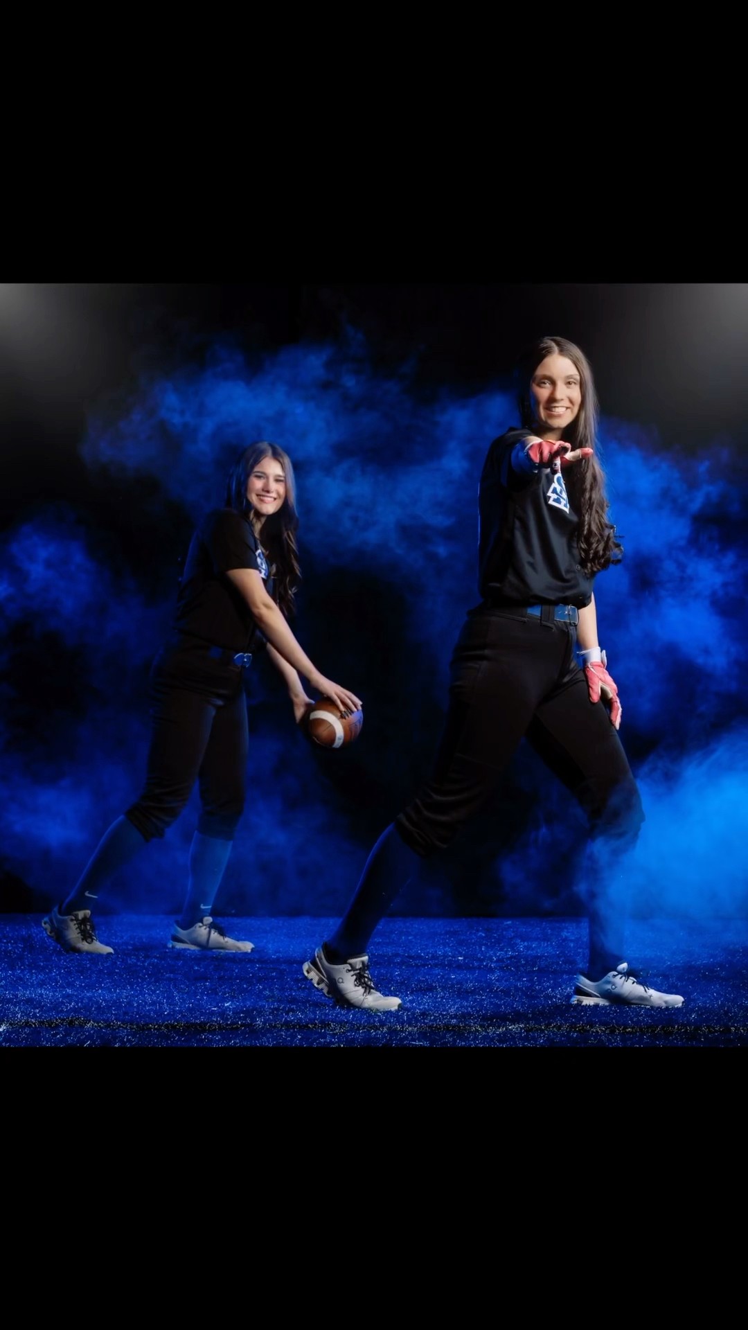 Softball or Football? Fans only fan-page? Just take the damn picture! Rock N Bean BTS #photoshoot