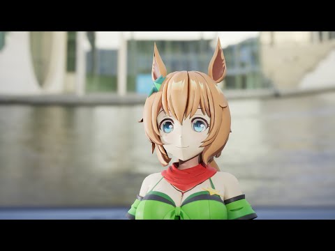 Umamusume Fan Animation: An Uma Musume Buys a Poem on the Streets of Shimokitazawa
