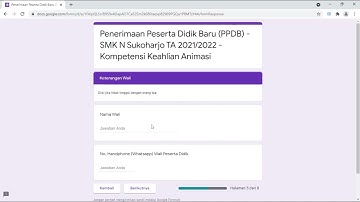 Tutorial Pengisian Formulir Pendaftaran PPDB SMK Negeri Sukoharjo Pringsewu