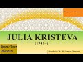 JULIA KRISTEVA-20th Century Theorist Feminism Psychoanalysis UGC NTA NET JRF ENGLISH  Theory