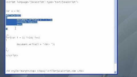 10 javascript loops part 1