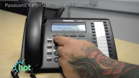 How to programme one touch keys for extension use on a fixed line Panasonic telephone