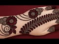 mehndi design arabic style ||simple and easymehndi ||design simple and easy||