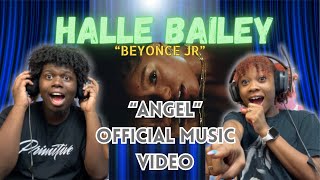 HALLE IS A BLACK QUEEN!! Halle - Angel (Official Video) | REACTION