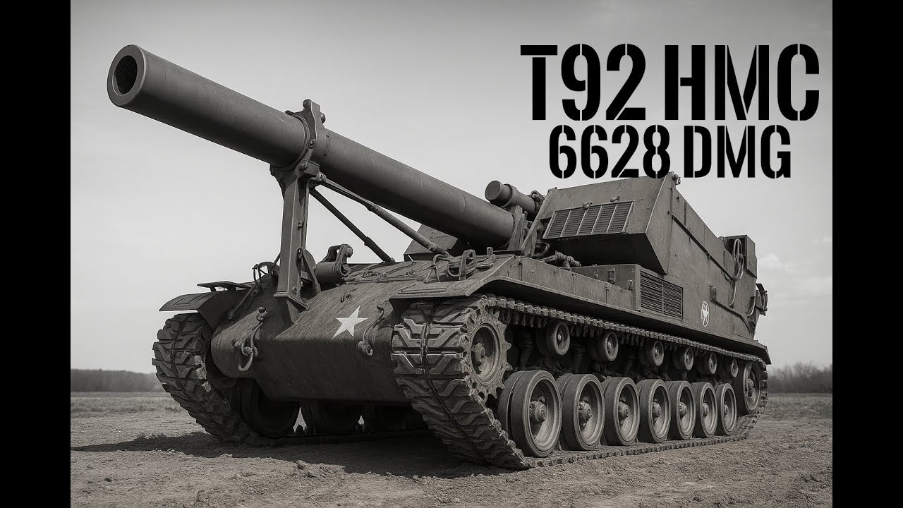 🟩 [𝘼𝙍𝙏𝙔 𝙂𝘼𝙈𝙀𝙋𝙇𝘼𝙔] 💥T92 HMC - Ace Tanker, 6628dmg and 3 kills