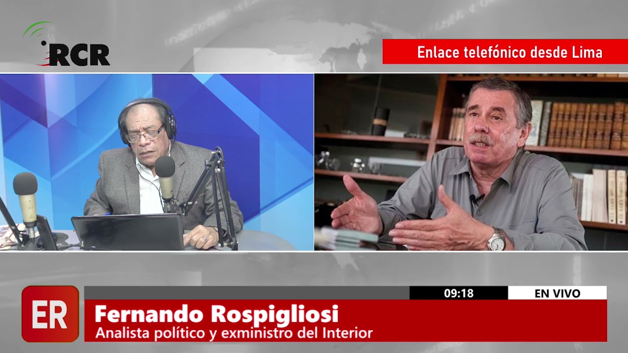 ENTREVISTA A FERNANDO ROSPIGLIOSI, ANALISTA POLÍTICO Y EXMINISTRO DEL INTERIOR