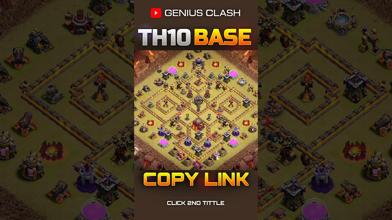 Th10 Unbeatable War Base Layout! 