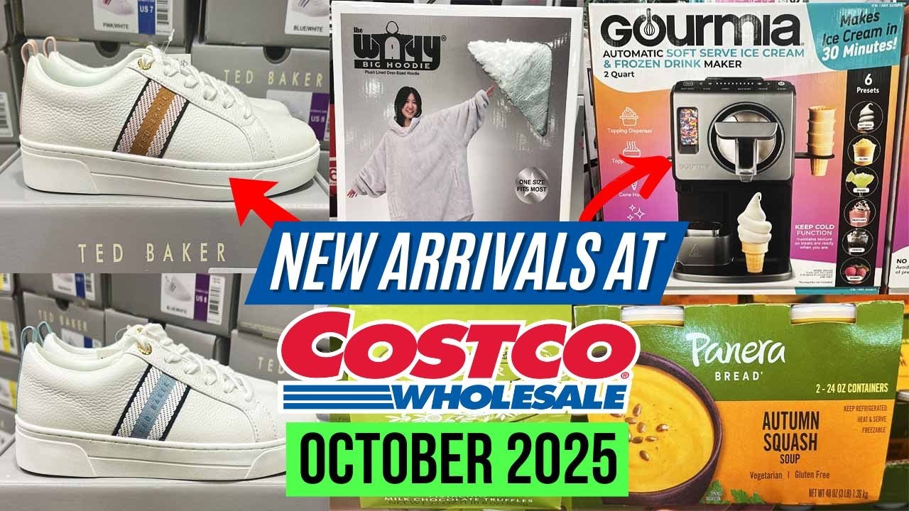 🔥COSTCO NEW ARRIVALS FOR OCTOBER 2025:🚨AWESOME NEW FINDS! Ice Cream Machine, Ted Baker Sneakers
