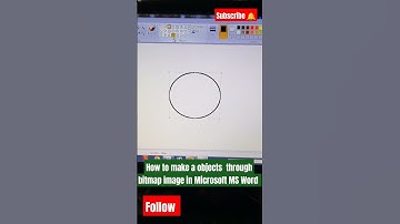 How to make objects through bitmap image in Microsoft MS Word #avtarsinghthapa #microsoftoffice #ms