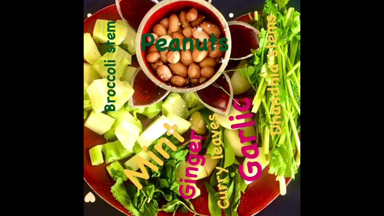 🥦Broccoli Stem Peanut Dip 🥦 YouTube