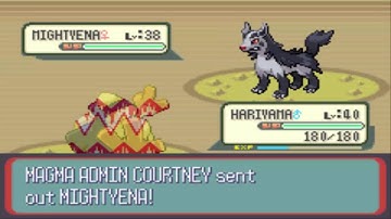 Pokemon Ruby - Last Battle vs Magma Admin Courtney