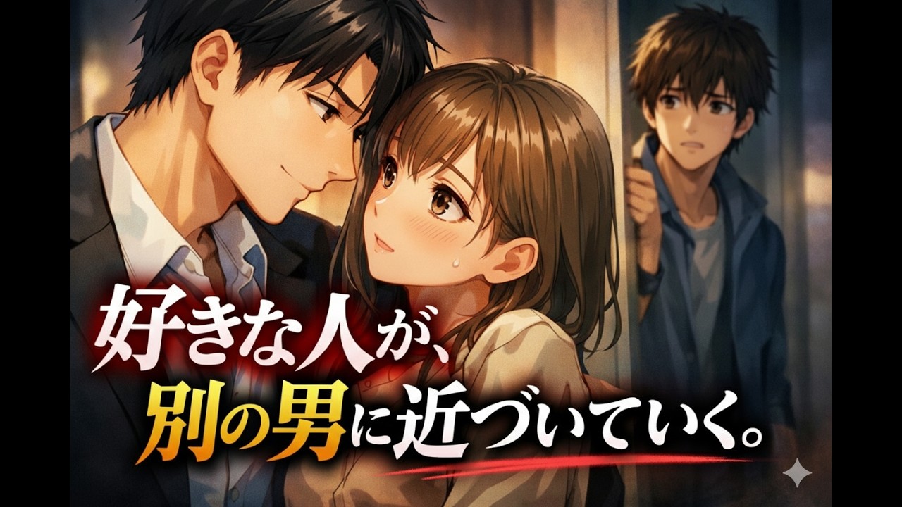 好きな人が、別の男に近づいていく