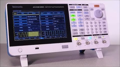 Tektronix AFG31000 Arbitrary Function Generator Overview