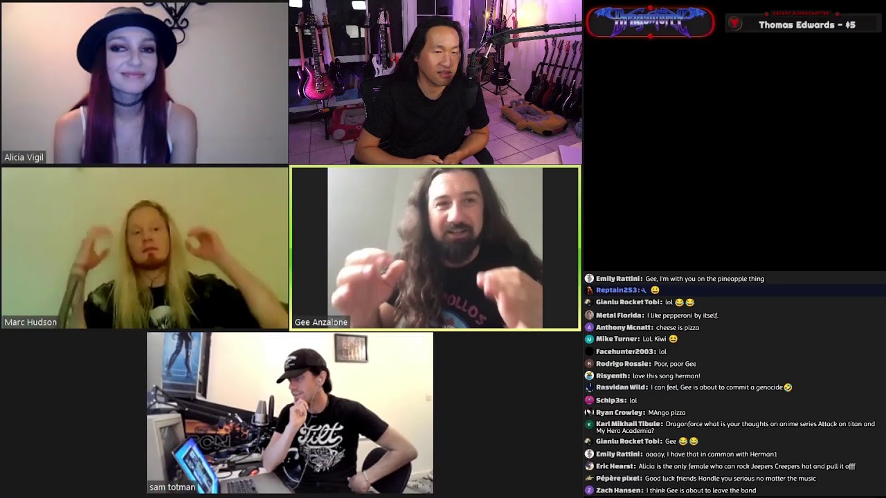 DragonForce Troopers of the Stars Special Livestream - Livestream from after the Troopers Video released
