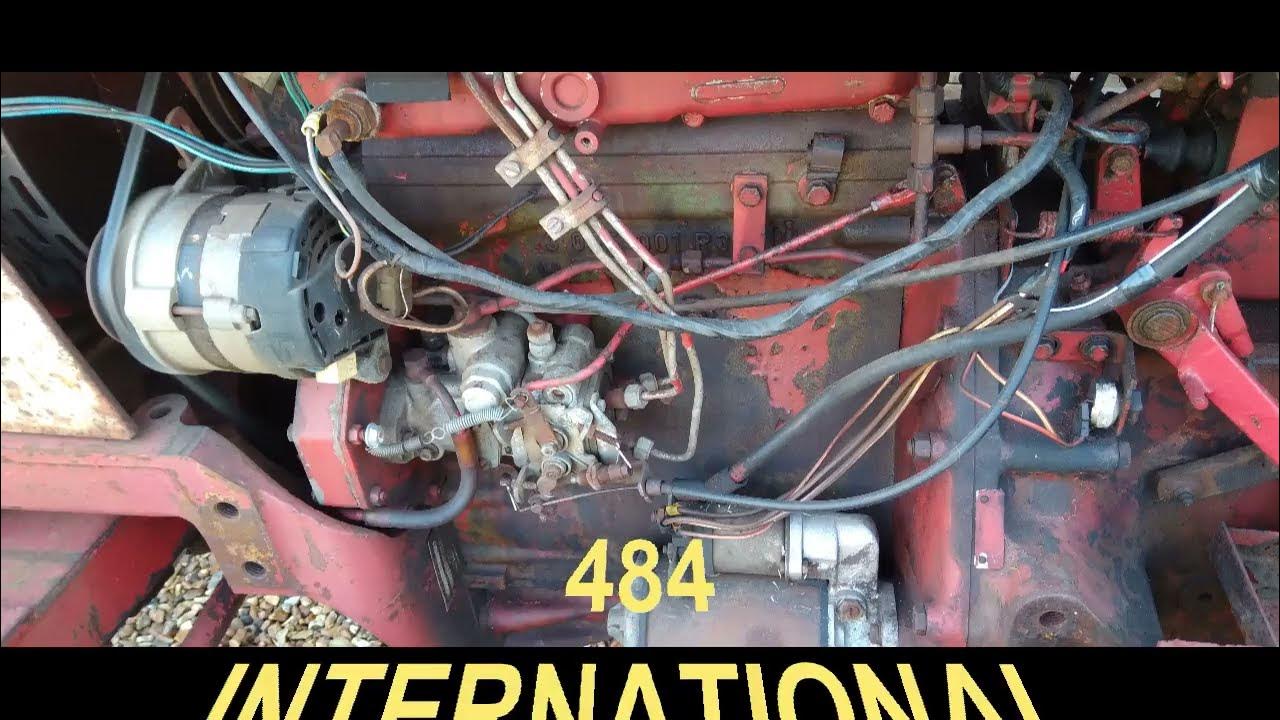 (E TAG) *** 484 INTERNATIONAL TRACTOR STARTER MOTOR CLICKING SOUND