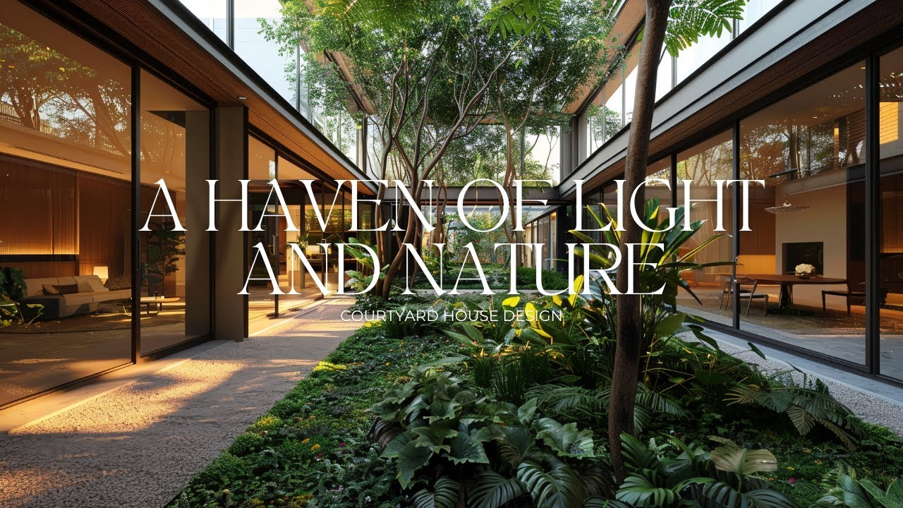 A Haven of Light and Nature - The Allure of the Courtyard House Design